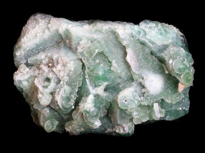 Green Fluorite & Druzy Quartz - Colorado #33379